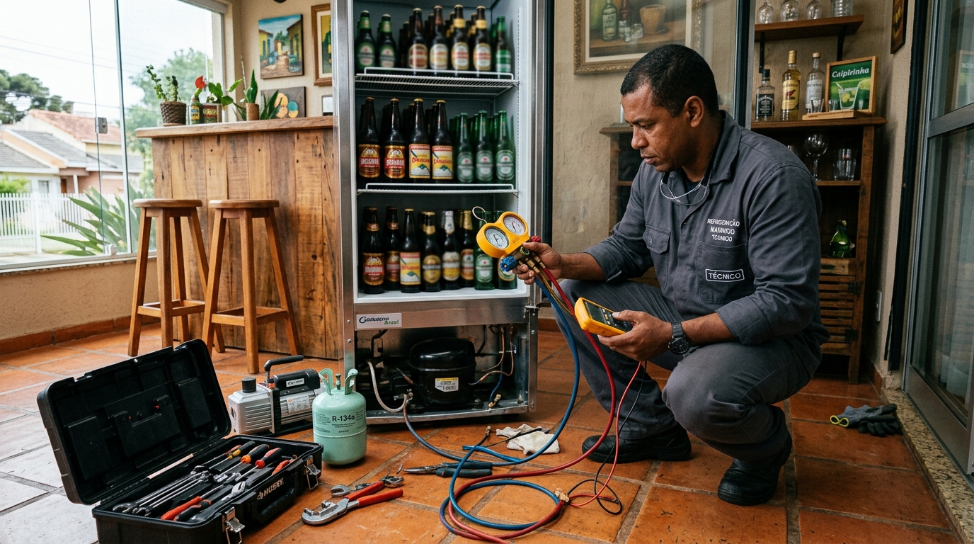 Manutenção de cervejeira em Canoas‑RS