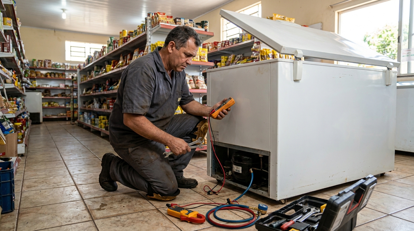 Reparo de freezer comercial em Santo André‑SP